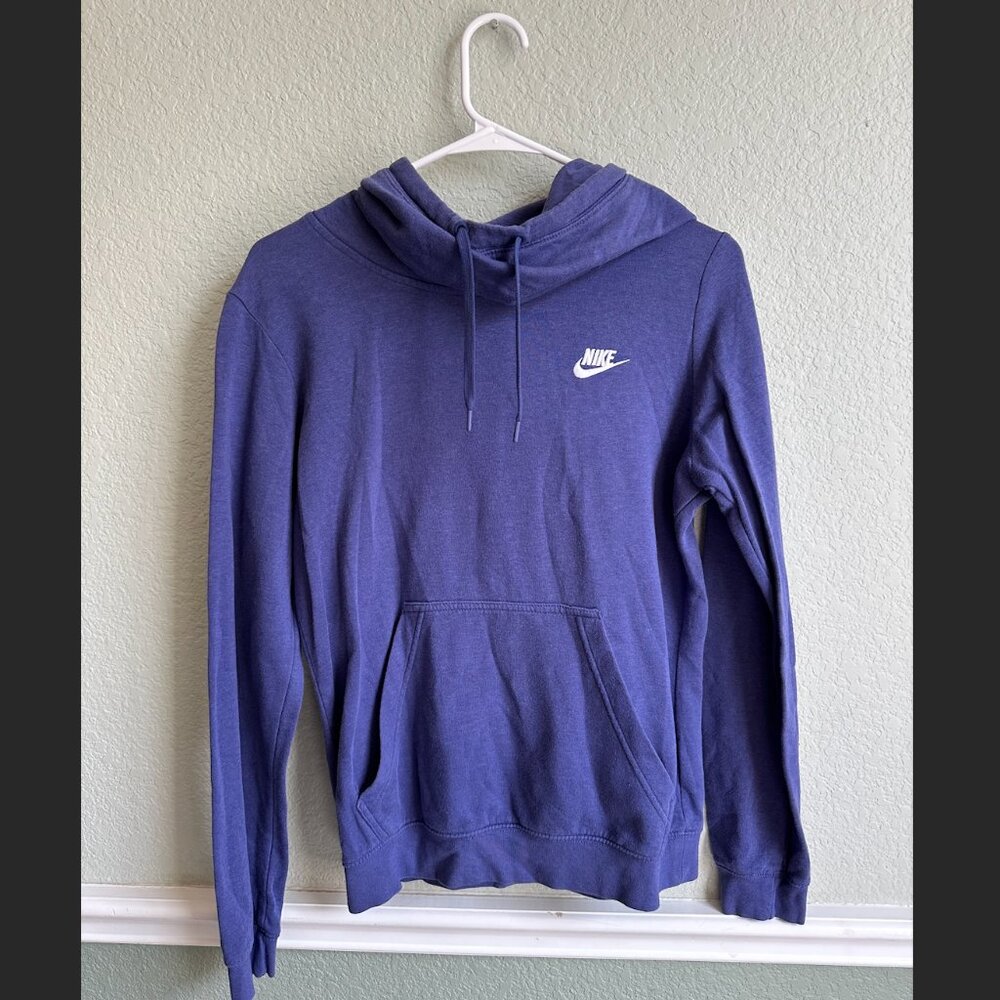 Nike Women's Sportswear Essential Funnel-Neck Fleece Hoodie Sweatshirt